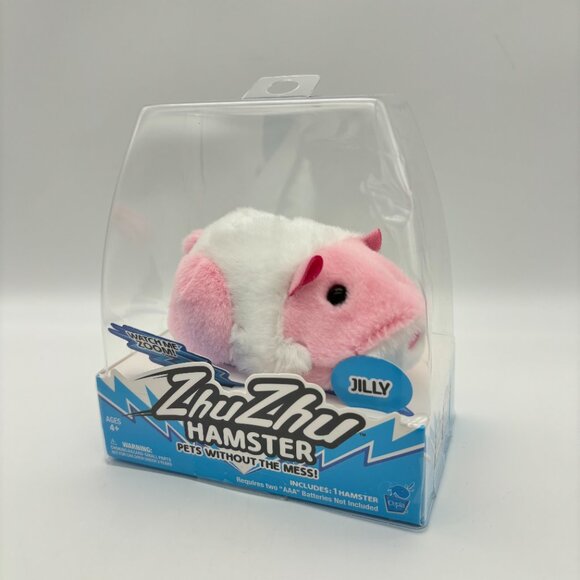 Zhu Zhu Pets JILLY Electronic Plush Hamster 5" Interactive Kids Toy 2025 NEW - Picture 1 of 3